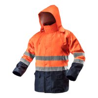 Warnschutz Regenjacke EN ISO 20471 orange S