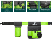 Garden tool belt with 6 pockets