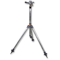 Brass rotary sprinkler 1/2" on height adjustable stand