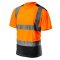 Warnschutz T-Shirt Kurzarm in zwei Farben orange S