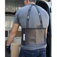 Professional back support belt w. straps m-xl
