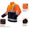 Warnschutzjacke aus Polar Fleece 280g/m² orange L