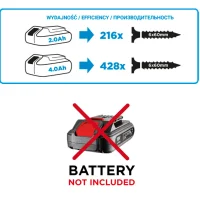 Graphite Akku-Bohrmaschine Energy+, 18V, Li-Ion, ohne Akku