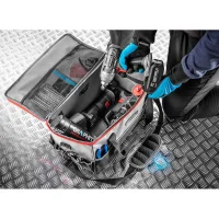 elektrogeräte in werkzeugtasche einordnen