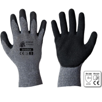 Work gloves latex coating