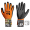 Work gloves nitrile orange coating versch. Sizes