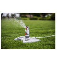 4-function lawn sprinkler White Line 350m²