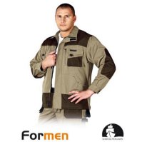 Arbeitsjacke beige/braun in versch. Größen