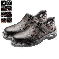 Sandales de sécurité S1 SRA, en cuir