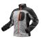 NEO Herren-Strickjacke grau mit Softshell