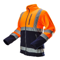 Warning jacket made of Polar Fleece 280g/m²