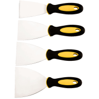 Painters spatula stainless steel in various sizes. Sizes