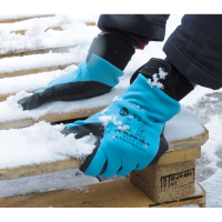 Winter working gloves up to -30 °c, softshell with cofra-tex membrane