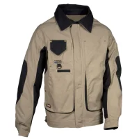 Profi Arbeitsjacke Cofra BRUXELLES, 100% Baumwolle khaki 44