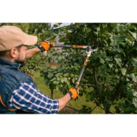 Teleskop Astschere Amboss Klinge mit V Getriebe 50mm, Alu