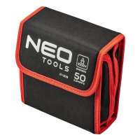 elektriker werkzeug schraubendreher 50 tlg neo tools in tasche rot schwarz