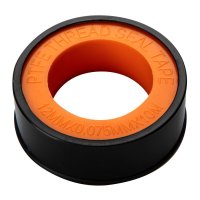 dichtungsband aus teflon schwarz orange