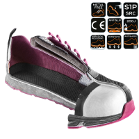 Ladies work shoes s1 p breathable, metal-free