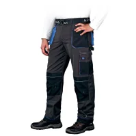 Arbeitshose schwarz/gelb o. blau in versch. Größen