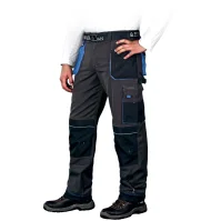Arbeitshose schwarz/gelb o. blau in versch. Größen