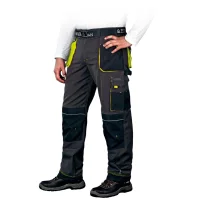 Arbeitshose schwarz/gelb o. blau in versch. Größen