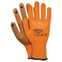 Work gloves with knobs
