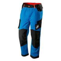 Neo work trousers 100% cotton black/blue hd+