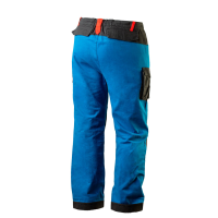 Neo work trousers 100% cotton black/blue hd+