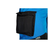 Neo Arbeitshose 100% Baumwolle schwarz/blau HD+