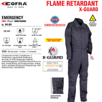 Cofra work overall flame protection antistatic