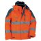 Cofra Winter-Warnschutzjacke wind- und wasserdicht orange 46