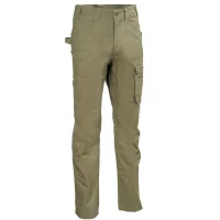 Cofra Arbeitshose Slim Fit atmungsaktiv 100% Baumwolle 44 Khaki