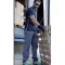 Cofra Arbeitshose Slim Fit atmungsaktiv 100% Baumwolle 44 Khaki