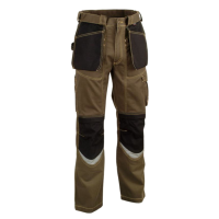 Cofra work trousers with many pockets and reflective stripes