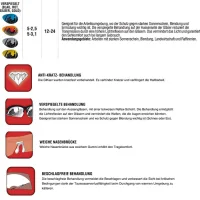 Cofra UV-Schutzbrille weiche Rutschfeste Bügel grau getönt