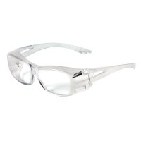 Cofra Schutzbrille für Brillenträger elegantes Design farblos