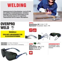 Cofra Schweißerbrille für Brillenträger, kratzfest