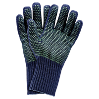 Winter working gloves made of knitted fabric with pcw...