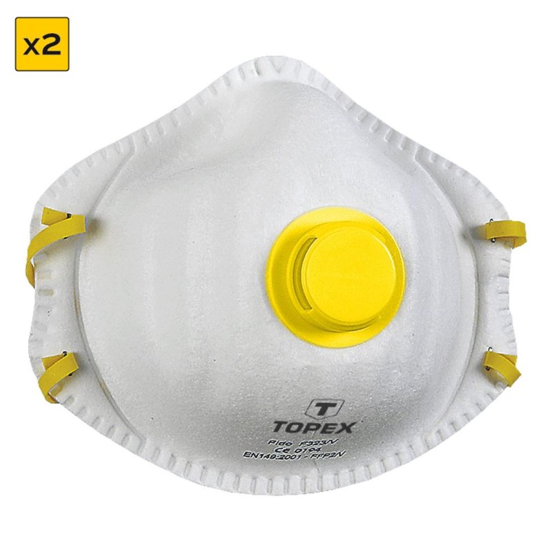 2 Stk. FFP2 Atemschutzmasken mit Ventil