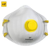 2 pcs. ffp2 breathing masks with valve