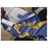 CLIMAX Bandfalldämpfer 1,40m mit 2 autom. Haken