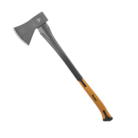 Universal axe with fibreglass handle