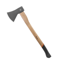 Universal axe with wooden handle