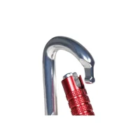 cofra kletterkarabiner 25 kn ansicht des öffnen und schließens