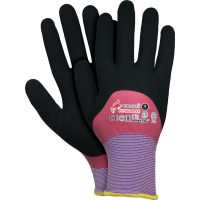 Ladies Gloves Latex pinkrose