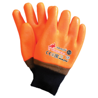 Winter rubber gloves lined