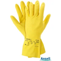 Ansell Gummihandschuhe 100% Naturkautschuk gelb