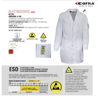 Cofra Arbeitskittel für ESD und ATEX Umgebung
