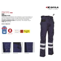 Cofra Arbeitshose mit Reflexstreifen, waschresistent