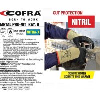 Cofra Arbeitshandschuhe aus Kevlar | Nitril 8 (M)